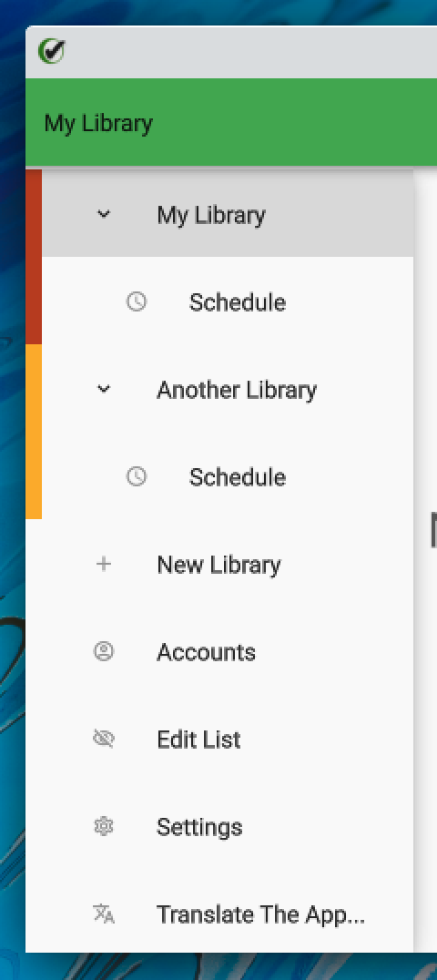 library colors