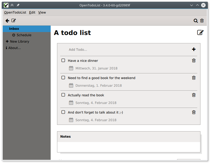scheduled todos